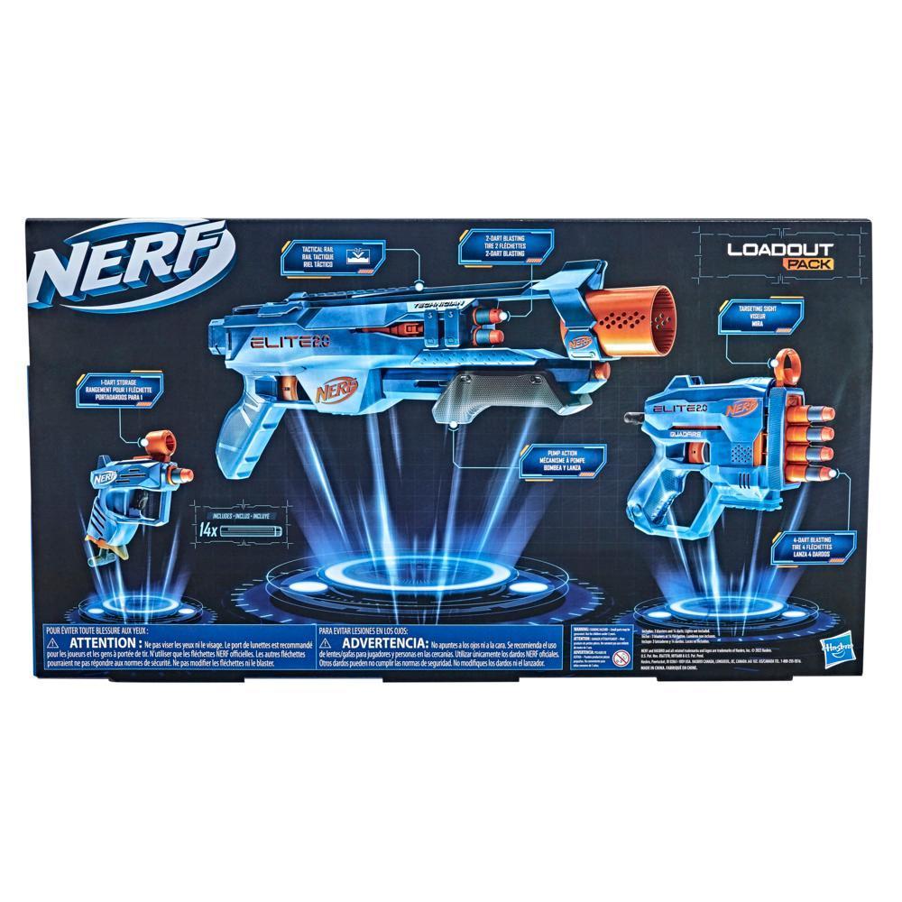 Nerf Elite 2.0 Loadout Pack, Includes 3 Nerf Dart-Firing Blasters and 14 Official Nerf Elite Foam Darts product thumbnail 1