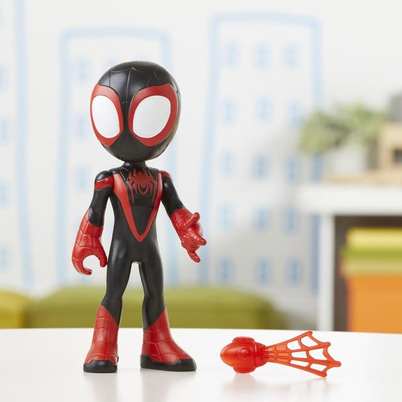 Marvel Spidey and His Amazing Friends Supersized Miles Morales: Spider-Man Action Figure, Preschool Toy for Age 3 and Up product image 1