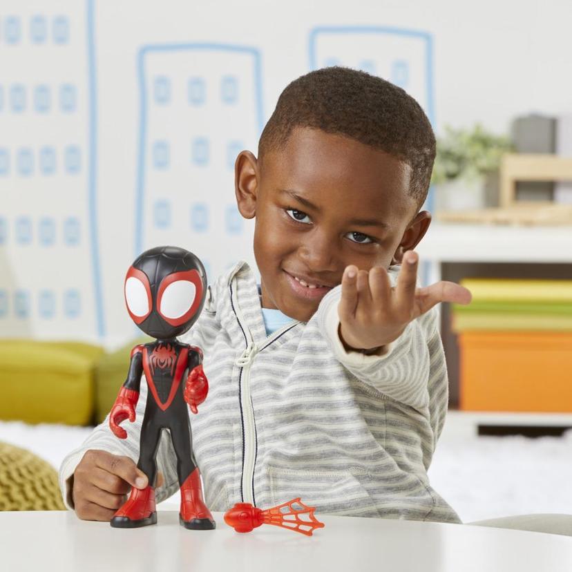 Marvel Spidey and His Amazing Friends Supersized Miles Morales: Spider-Man Action Figure, Preschool Toy for Age 3 and Up product image 1