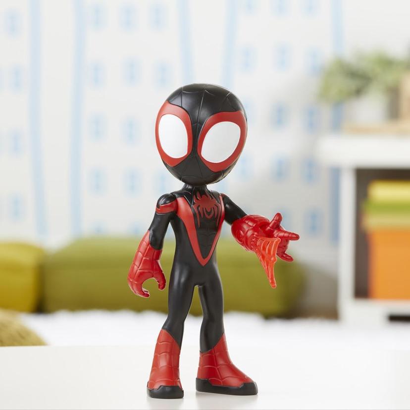 Marvel Spidey and His Amazing Friends Supersized Miles Morales: Spider-Man Action Figure, Preschool Toy for Age 3 and Up product image 1