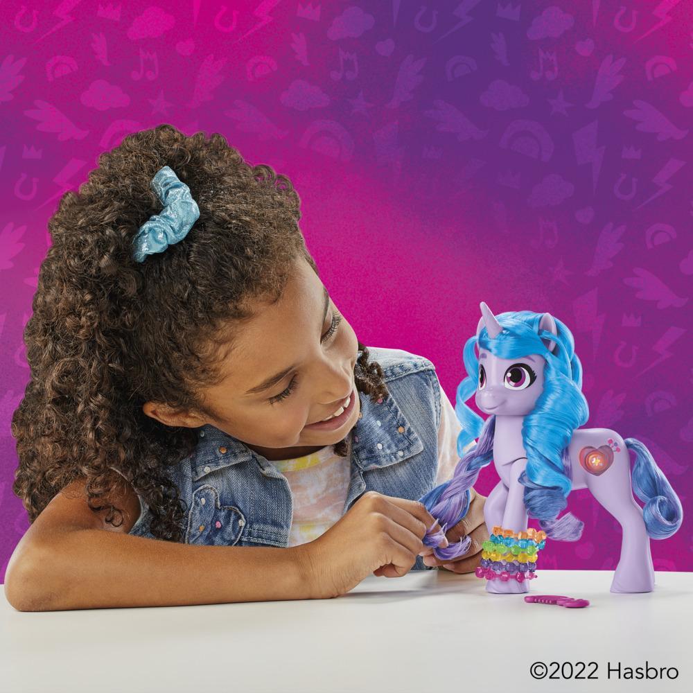 My Little Pony: Make Your Mark Toy See Your Sparkle Izzy Moonbow -- 8-Inch Pony for Kids that Sings, Speaks, Lights Up product thumbnail 1