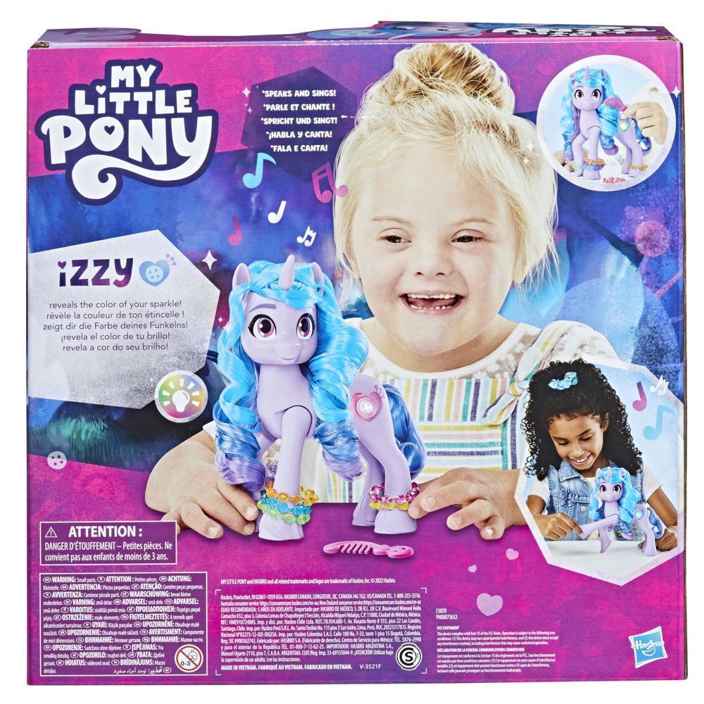 My Little Pony: Make Your Mark Toy See Your Sparkle Izzy Moonbow -- 8-Inch Pony for Kids that Sings, Speaks, Lights Up product thumbnail 1