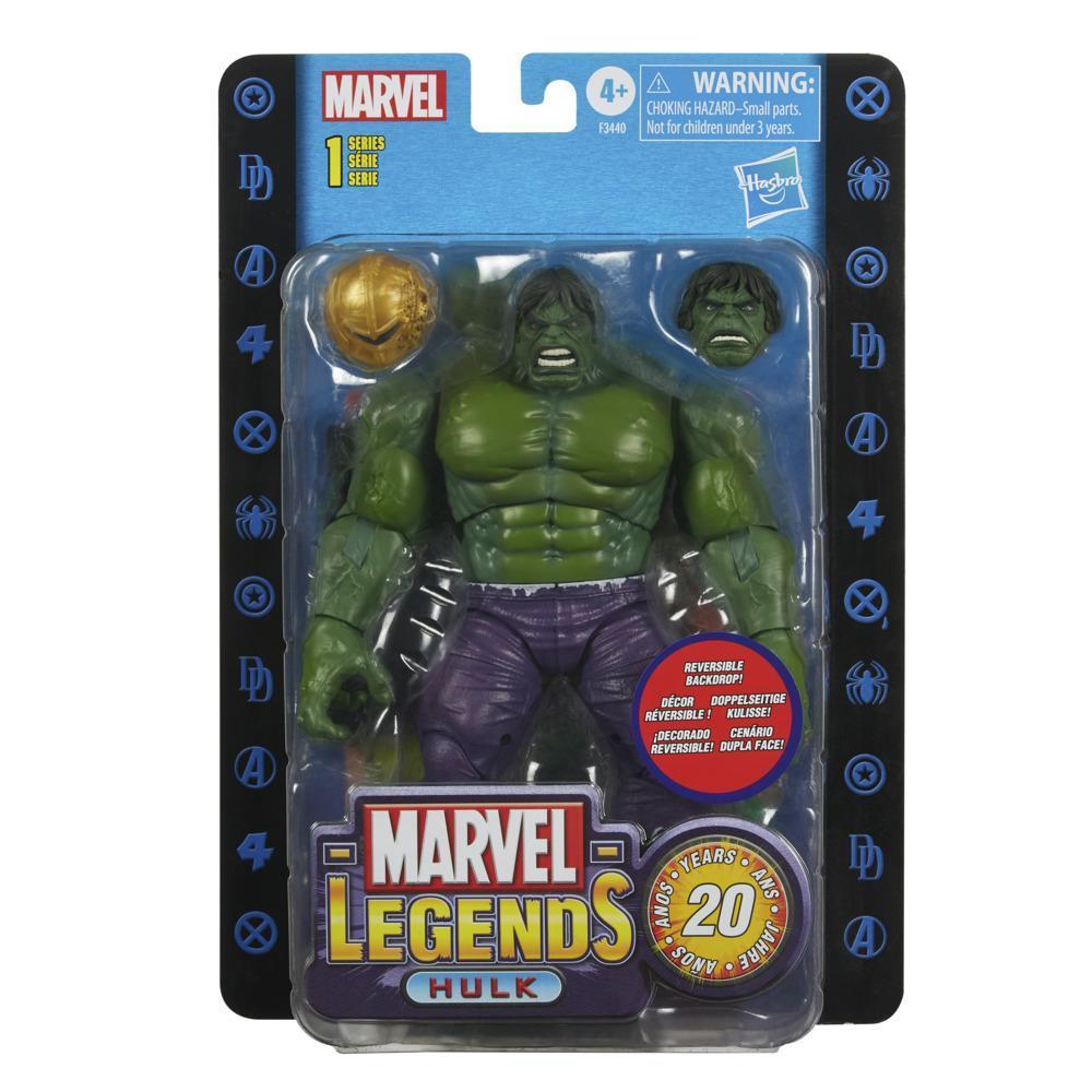 Marvel Legends 20th Anniversary Series 1 Hulk 6-inch Action Figure Collectible Toy product thumbnail 1