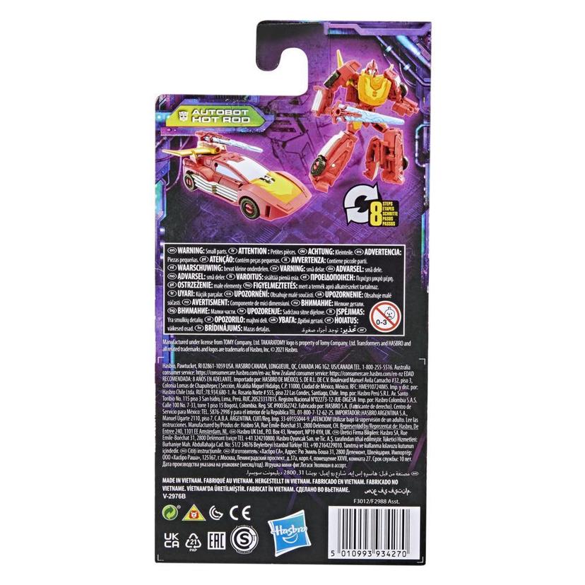 Transformers Toys Generations Legacy Core Autobot Hot Rod Action Figure - 8 and Up, 3.5-inch product image 1