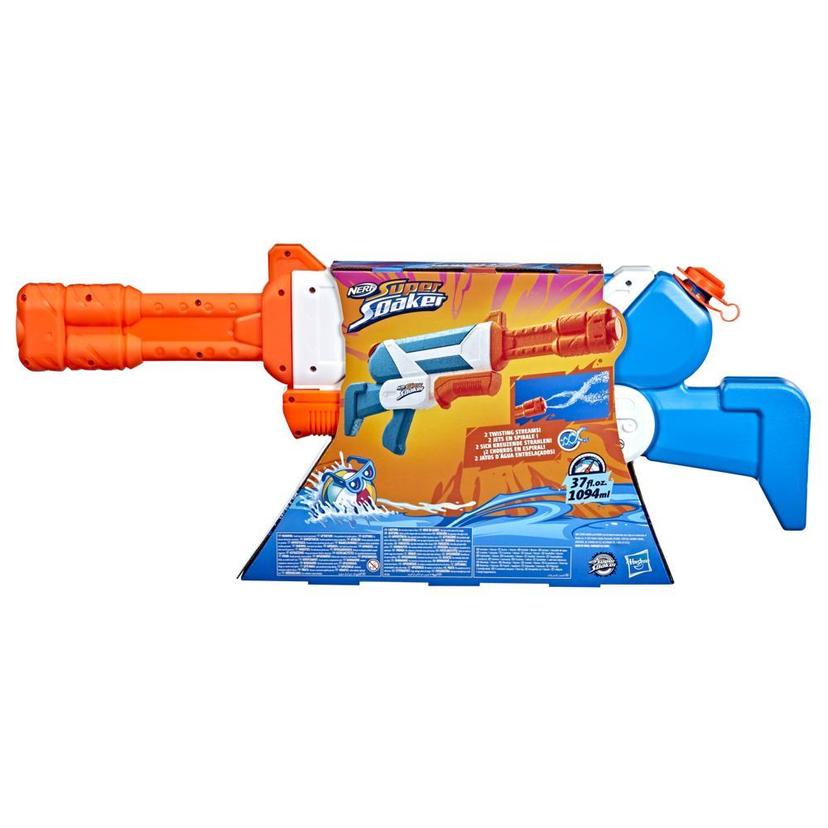 Nerf Super Soaker Twister Water Blaster, 2 Twisting Streams of Water, Pump to Fire, Outdoor Water-Blasting Fun product image 1