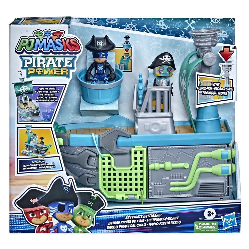 PJ Masks Sky Pirate Battleship Preschool Toy, Vehicle Playset with 2 Action Figures for Kids Ages 3 and Up product thumbnail 1