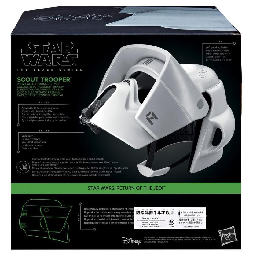 Star Wars The Black Series Scout Trooper Premium Electronic Roleplay Helmet product image 1