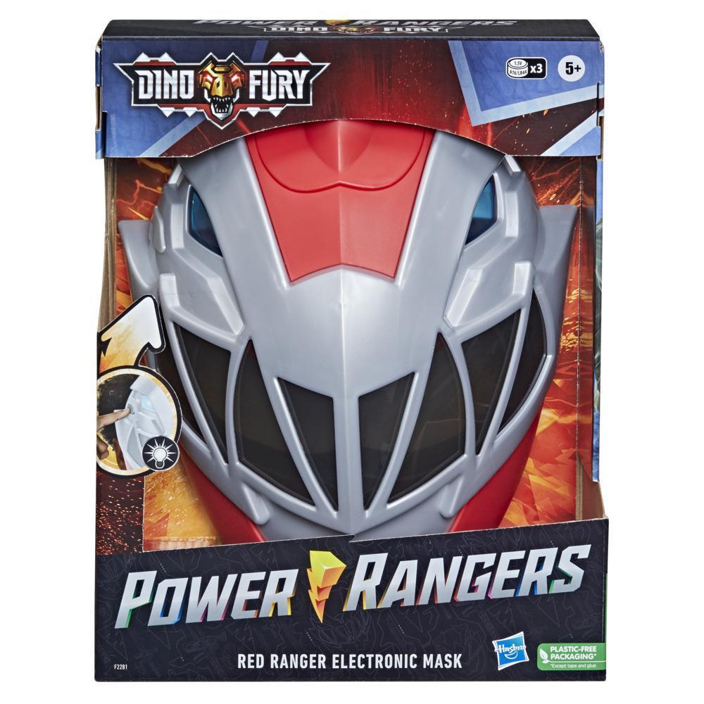 Power Rangers Dino Fury Red Ranger Electronic Mask Roleplay Toy for Costume and Dress Up product thumbnail 1