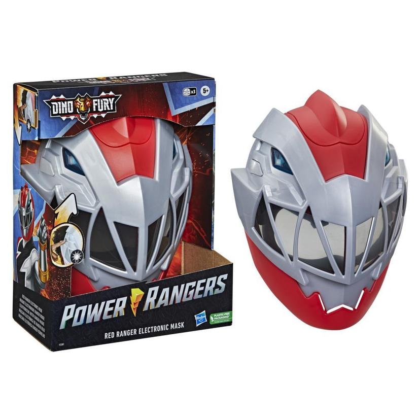 Power Rangers Dino Fury Red Ranger Electronic Mask Roleplay Toy for Costume and Dress Up product image 1