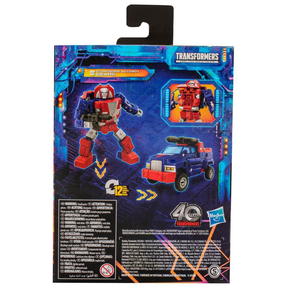 Transformers Legacy United Deluxe G1 Universe Autobot Gears 5.5” Action Figure, 8+ product thumbnail 1