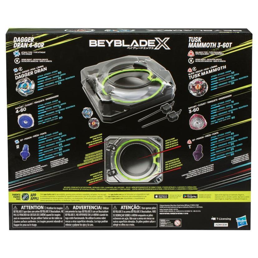 Beyblade X Xtreme Battle Set with Beystadium, 2 Right-Spinning Top Toys, and 2 Launchers product image 1