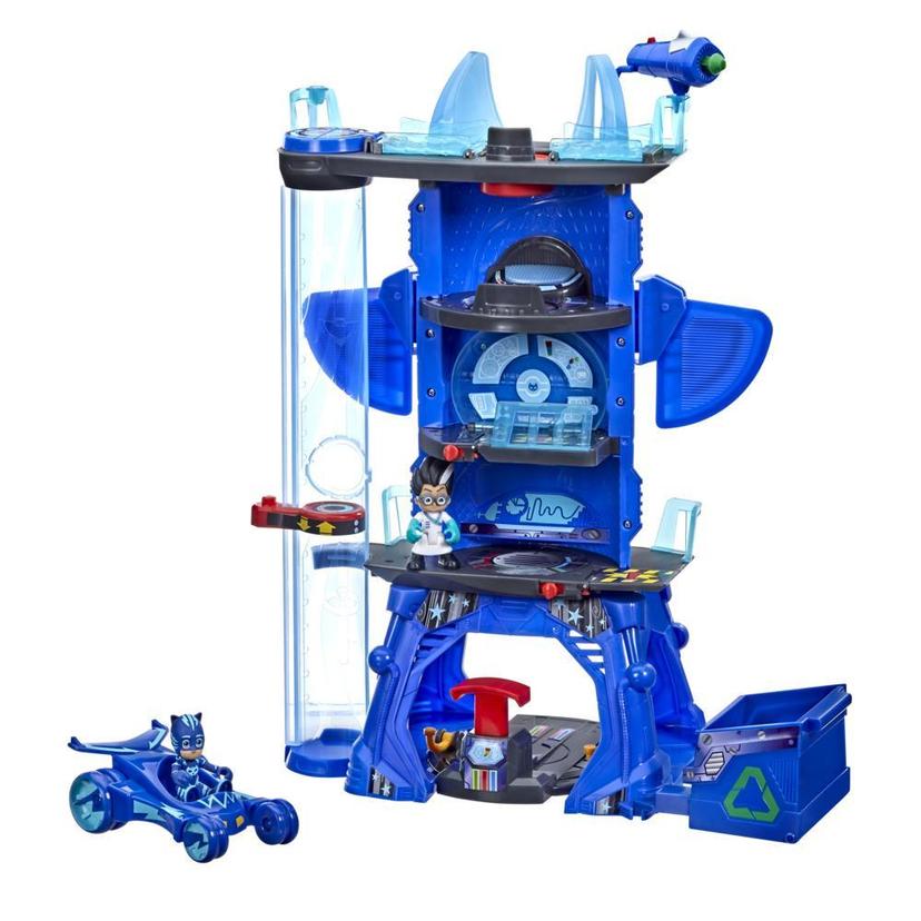 PJ Masks Deluxe Battle HQ Preschool Toy, Headquarters Playset with 2 Action Figures and Vehicle for Kids Ages 3 and Up product image 1