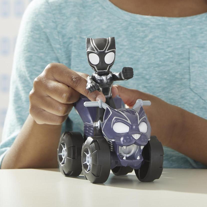 Marvel Spidey and His Amazing Friends Black Panther Action Figure And Panther Patroller Vehicle, For Kids Ages 3 And Up product image 1