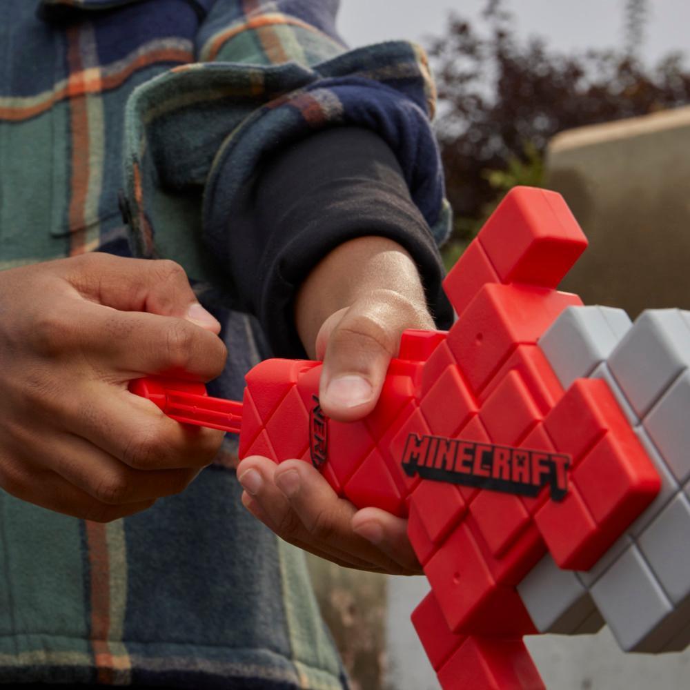 Nerf Minecraft Heartstealer Sword, 4 Nerf Elite Foam Darts, Foam Blade, Dart Blaster product thumbnail 1