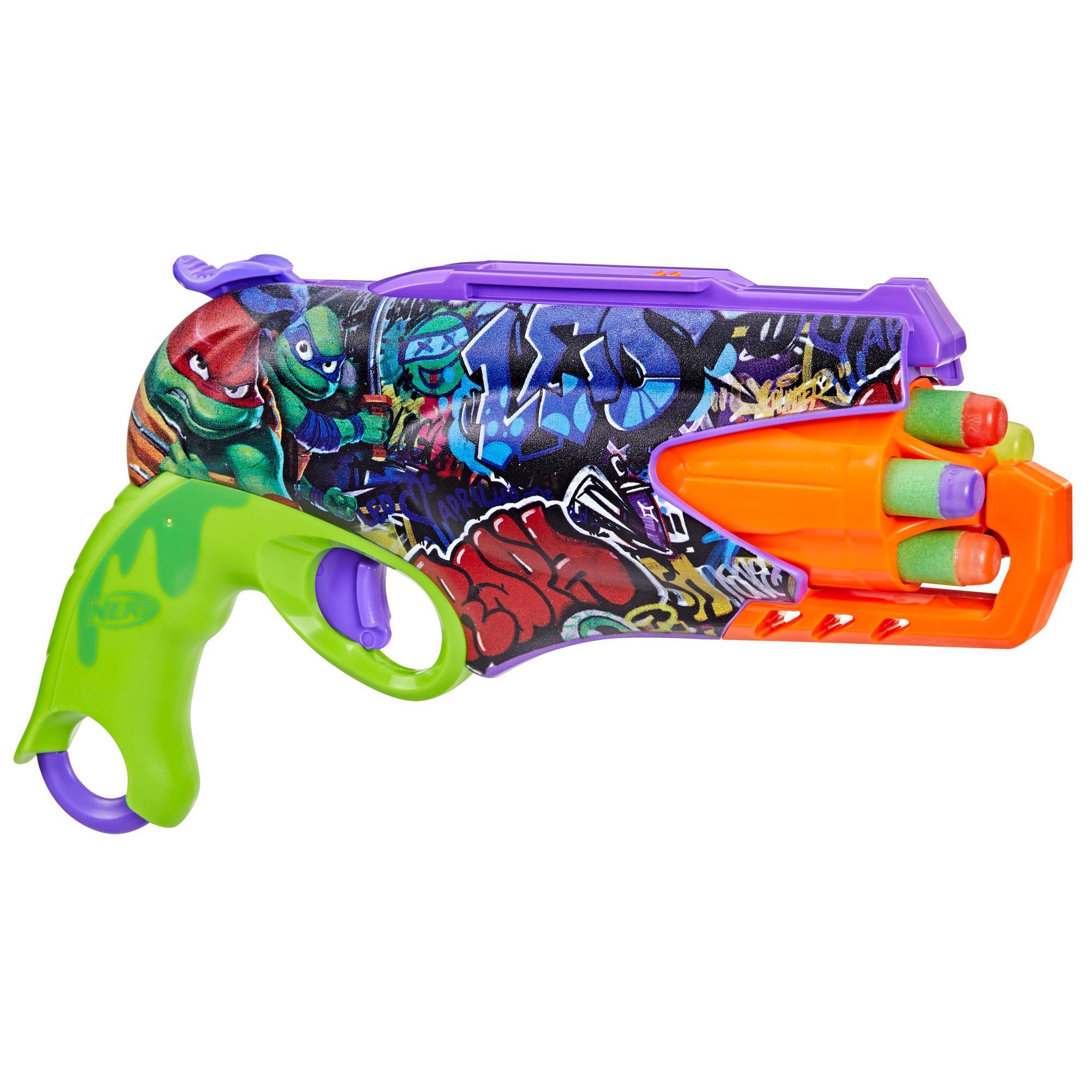 Nerf Teenage Mutant Ninja Turtles Blaster, 10 Nerf Elite Darts, Gifts for 8 Year Old Boys & Girls & Up product thumbnail 1