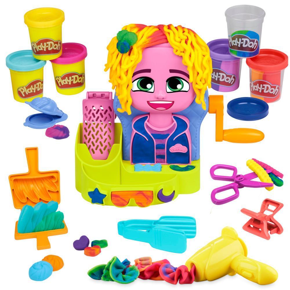 Play-Doh Hair Stylin' Salon Playset, Pretend Play Toy Set for Kids Ages 3+ product thumbnail 1