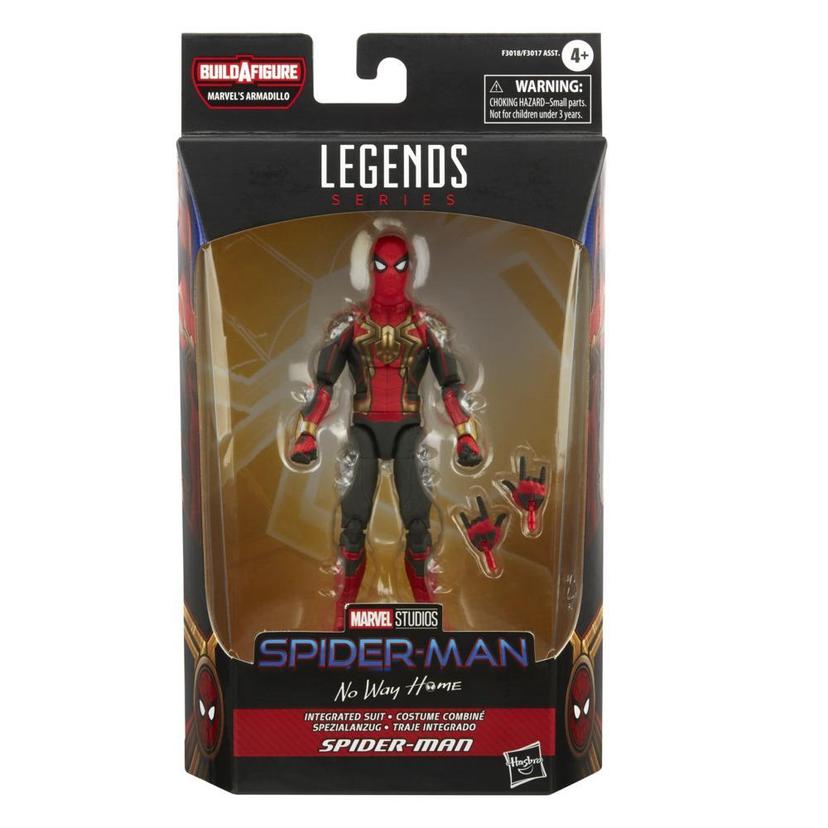 Marvel Legends Series Integrated Suit Spider-Man 6-inch Collectible Action Figure Toy, 2 Accessories product image 1