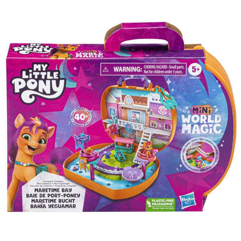 My Little Pony Mini World Magic Compact Creation Maretime Bay Toy - Portable Playset, Sunny Starscout Pony, Kids Ages 5+ product image 1