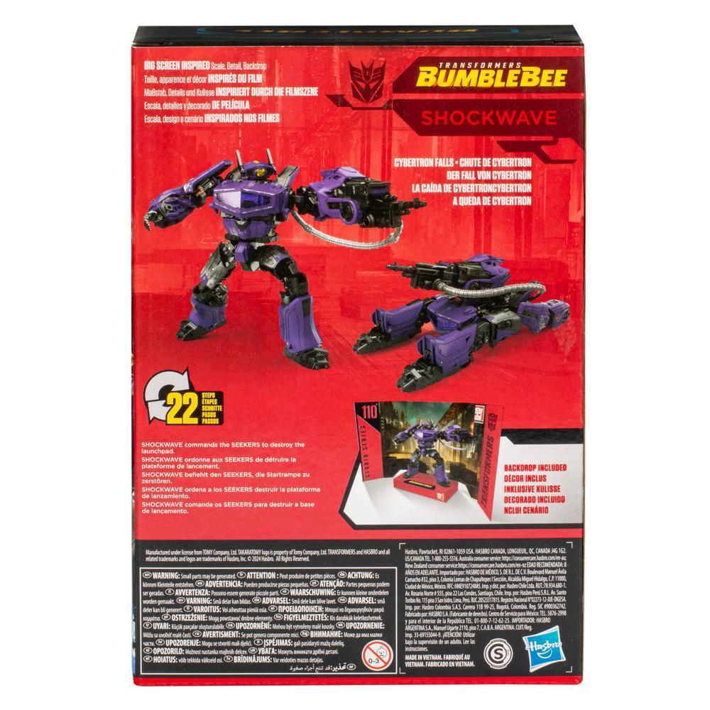 Transformers Studio Series Voyager Transformers: Bumblebee 110 Shockwave 6.5” Action Figure, 8+ product thumbnail 1