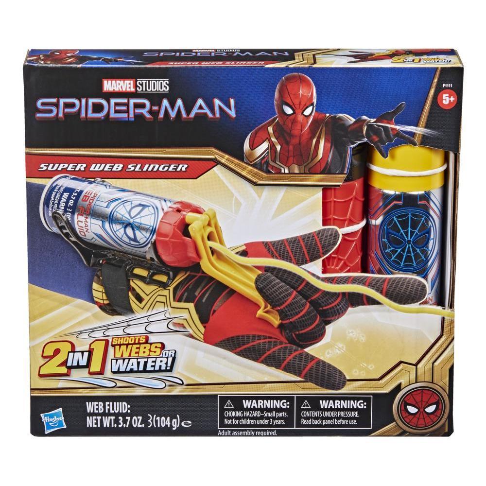 Hasbro Marvel Spider-Man Super Web Slinger Role-Play Toy, With Web Fluid, Shoots Webs or Water, For Kids Ages 5 and Up product thumbnail 1
