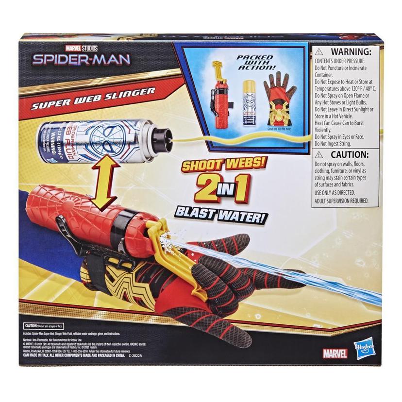 Hasbro Marvel Spider-Man Super Web Slinger Role-Play Toy, With Web Fluid, Shoots Webs or Water, For Kids Ages 5 and Up product image 1