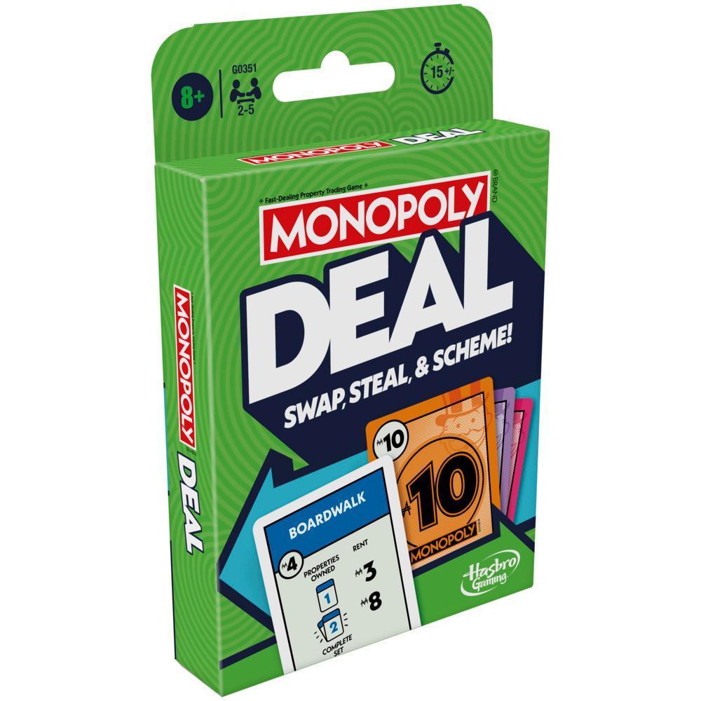 Monopoly Deal Card Game, Quick-Playing Family Card Game for 2-5 Players, Ages 8+ product thumbnail 1