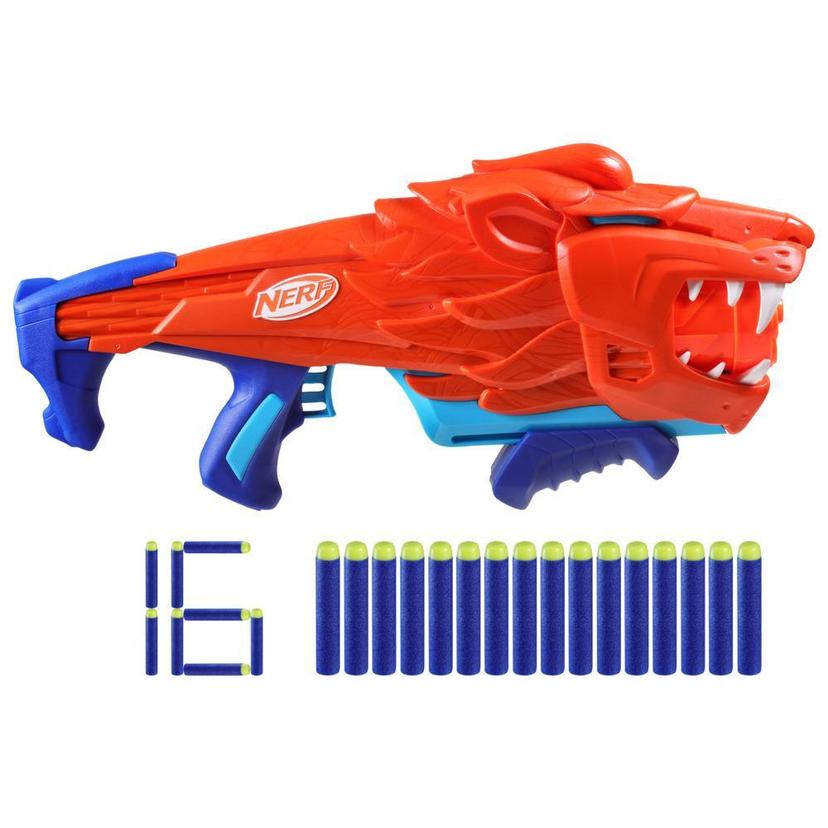 Nerf Junior Wild Lionfury, Easy Play Dart Blaster, 16 Nerf Elite Darts, Ages 6 & Up product image 1