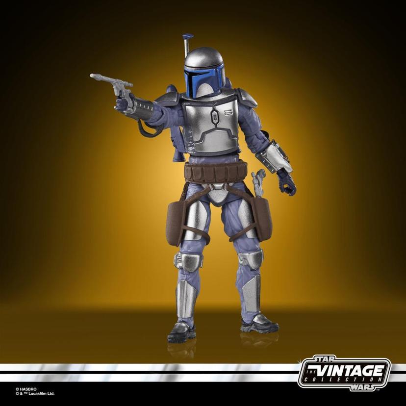 Star Wars The Vintage Collection Jango Fett, Star Wars: Attack of the Clones Deluxe Action Figure (3.75”) product image 1