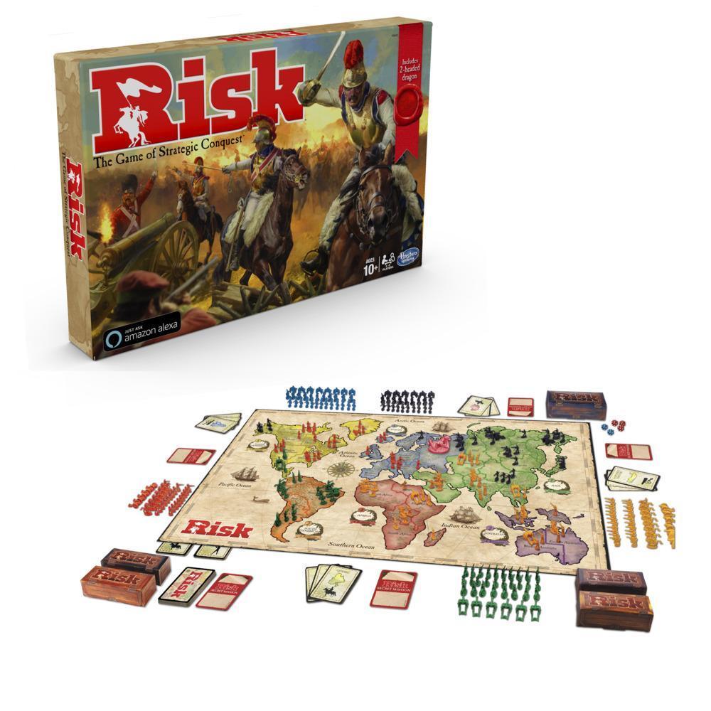 Risk Game With Dragon, Strategy Board Game Ages 10 and Up product thumbnail 1