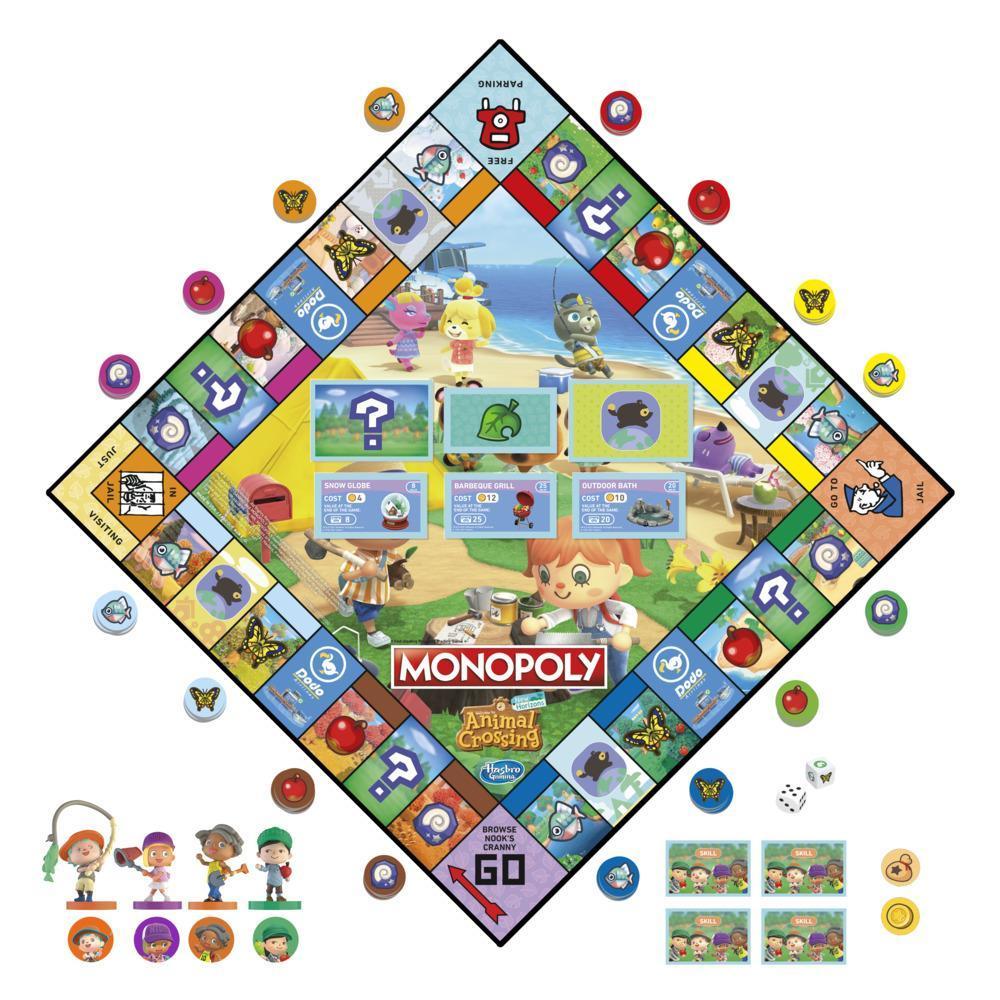 Monopoly Animal Crossing New Horizons Edition Board Game for Kids Ages 8 and Up, Fun Game to Play product thumbnail 1