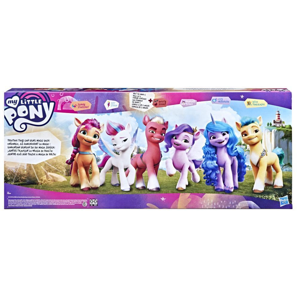 My Little Pony: A New Generation Movie Shining Adventures Collection with Deputy Sprout Toy - 6 Pony Figures product thumbnail 1