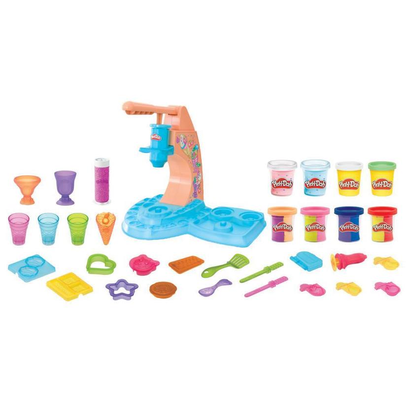 Play-Doh Kitchen Creations Twirl 'n Serve Ice Cream Playset, Play Food Kids Toys product image 1