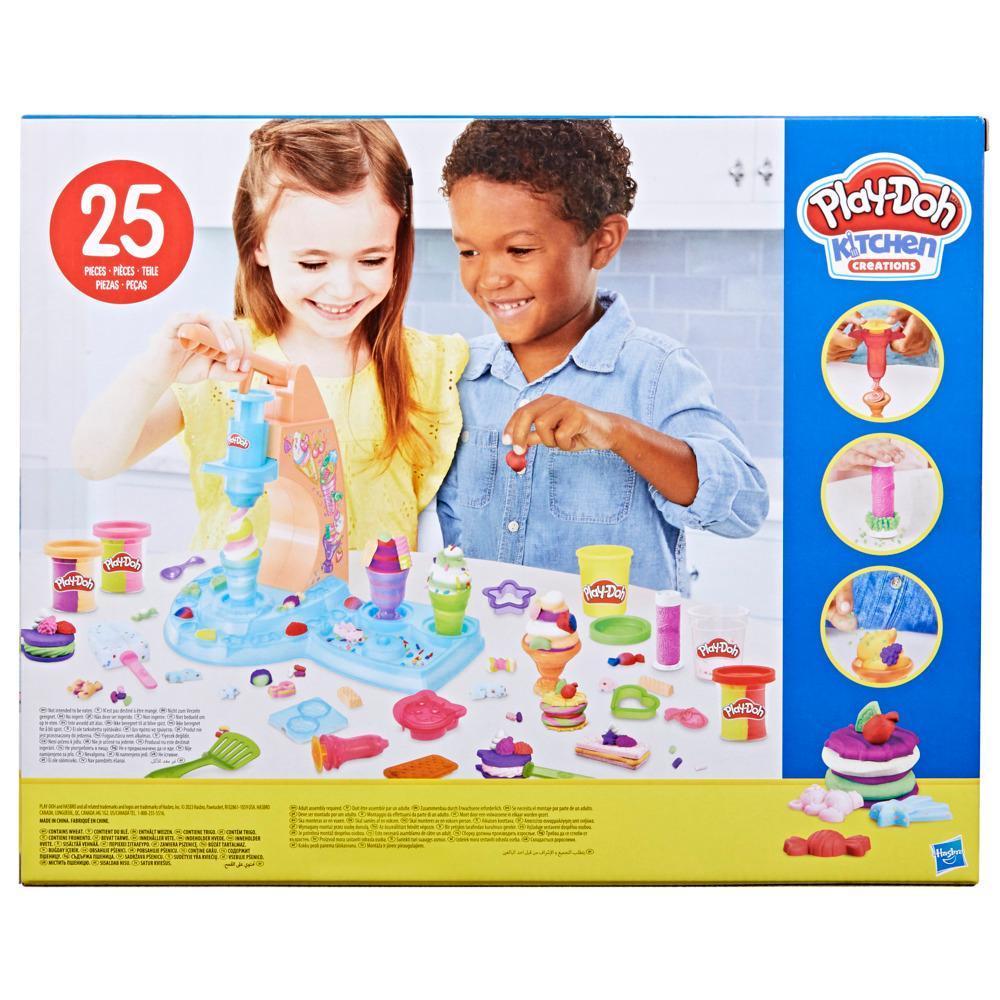 Play-Doh Kitchen Creations Twirl 'n Serve Ice Cream Playset, Play Food Kids Toys product thumbnail 1