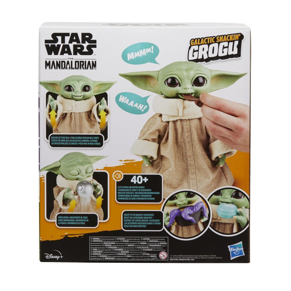 Star Wars Galactic Snackin’ Grogu 9.25-Inch-Tall Animatronic Toy, Over 40 Sound and Motion Combinations, Ages 4 and Up product thumbnail 1