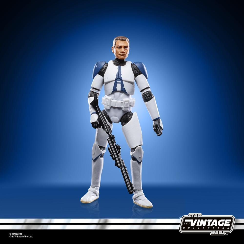 Star Wars The Vintage Collection Clone Trooper (501st Legion) Toy, 3.75-Inch-Scale Star Wars: The Clone Wars Figure, 4 and Up product thumbnail 1