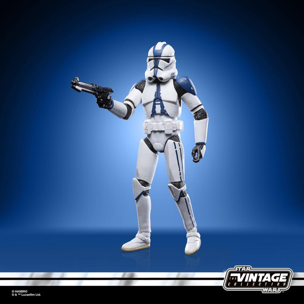 Star Wars The Vintage Collection Clone Trooper (501st Legion) Toy, 3.75-Inch-Scale Star Wars: The Clone Wars Figure, 4 and Up product thumbnail 1