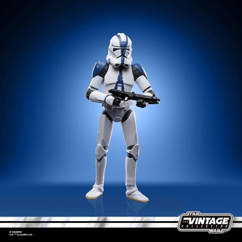 Star Wars The Vintage Collection Clone Trooper (501st Legion) Toy, 3.75-Inch-Scale Star Wars: The Clone Wars Figure, 4 and Up product image 1