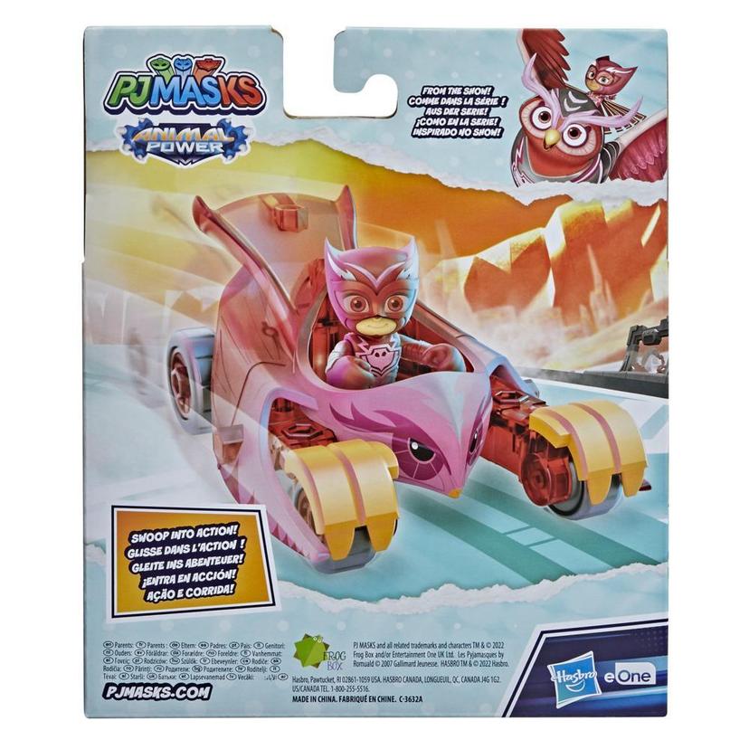PJ Masks Animal Power Owl Glider Preschool Toy, Owlette Car with Owlette Action Figure for Kids Ages 3 and Up product image 1