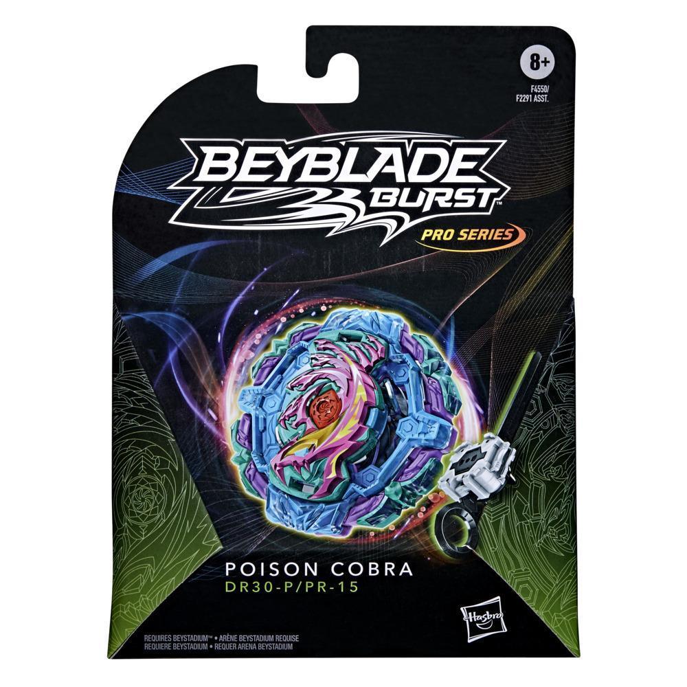 Beyblade Burst Pro Series Poison Cobra Spinning Top Starter Pack -- Battling Game Top with Launcher Toy product thumbnail 1