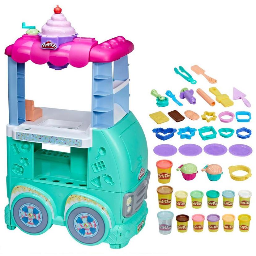 Play-Doh Kitchen Creations Sweet Snacks Food Truck Playset, Kids Toys product image 1