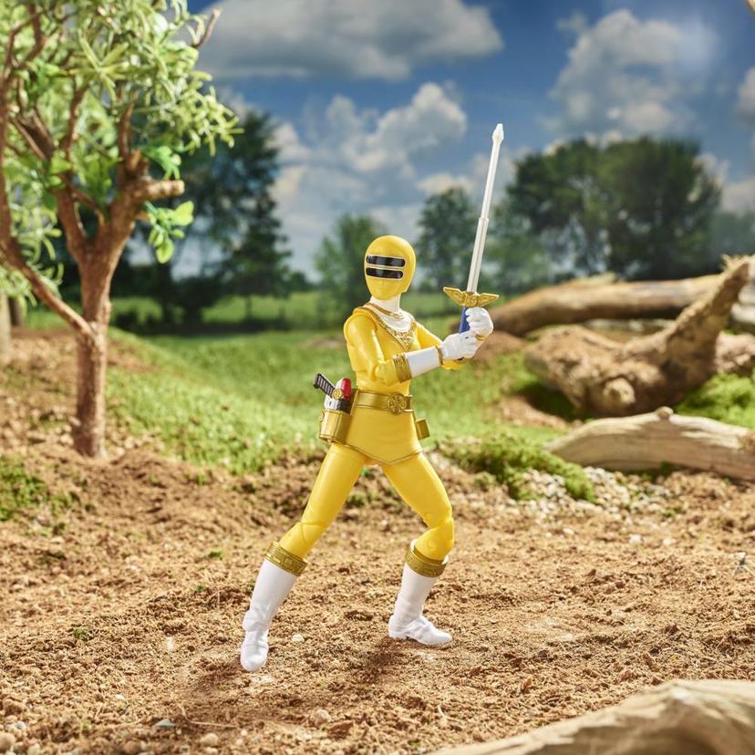 Power Rangers Lightning Collection Zeo Yellow Ranger 6-Inch Premium Collectible Action Figure Toy with Accessories product image 1