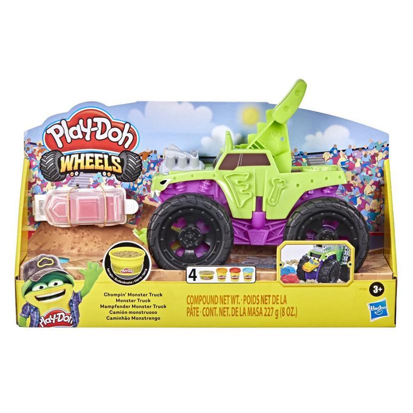Play-Doh Wheels Chompin' Monster Truck Toy with Car Accessory and 4 Colors product image 1