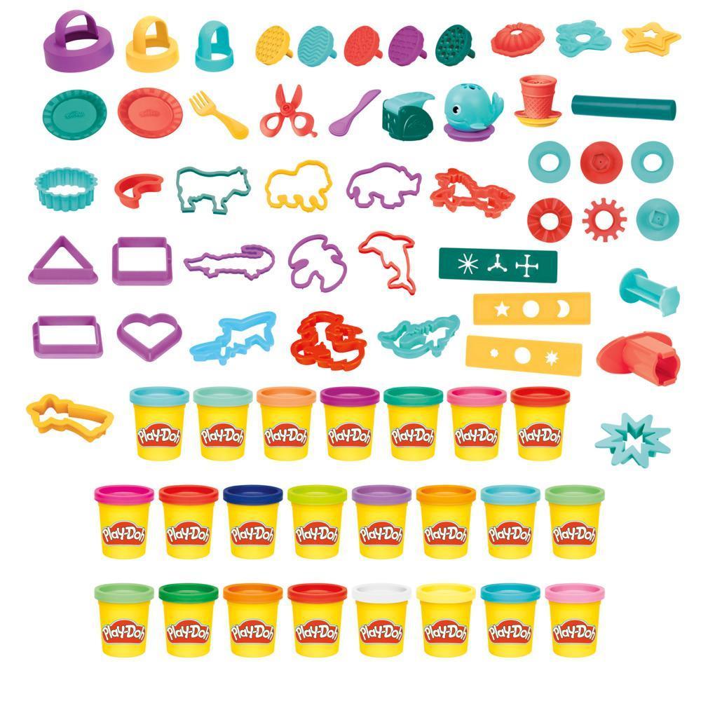 Play-Doh Super Storage Canister with 48 Tools and 23 Cans product thumbnail 1