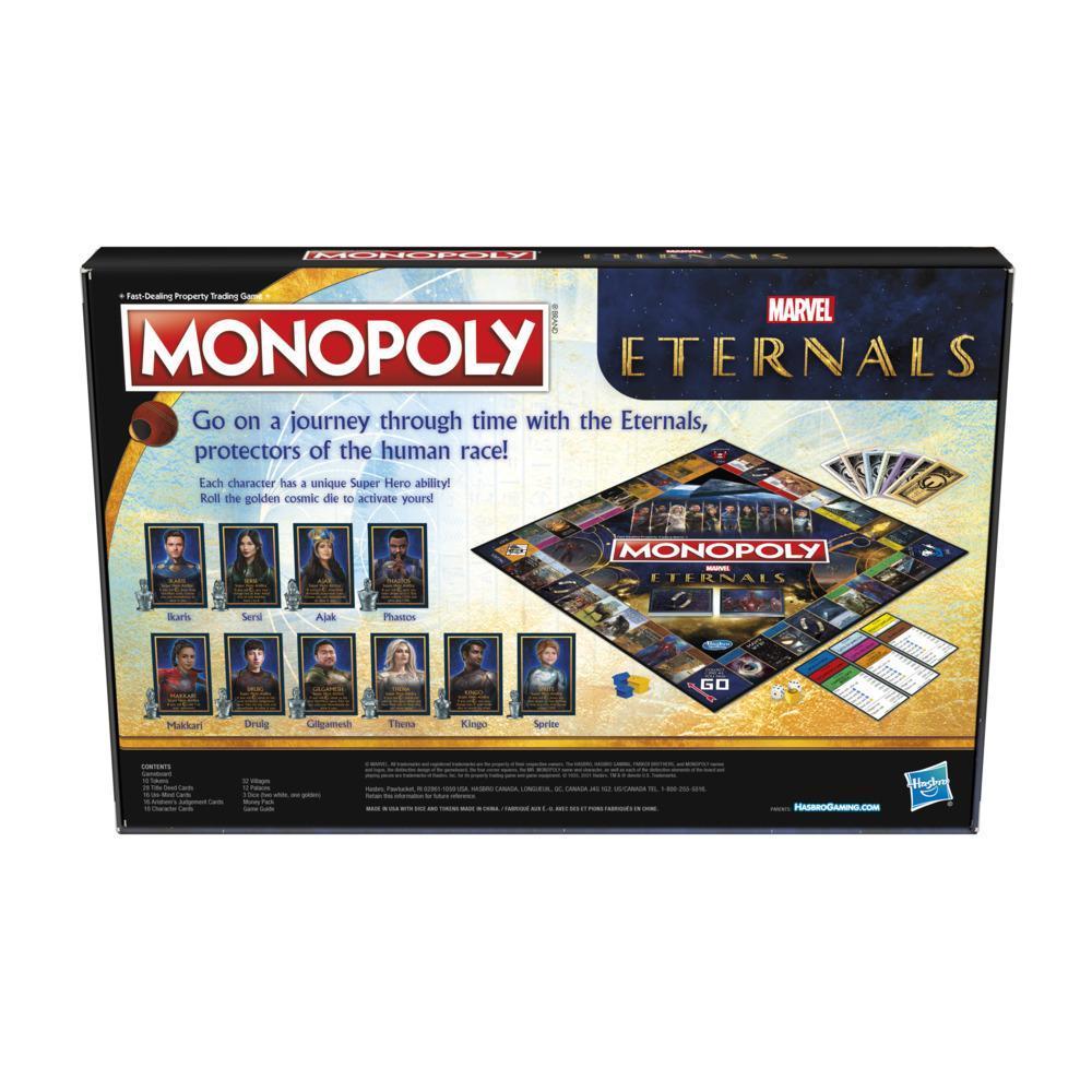 Monopoly: Marvel Studios' Eternals Edition Board Game for Marvel Fans, Kids Ages 8 and Up product thumbnail 1