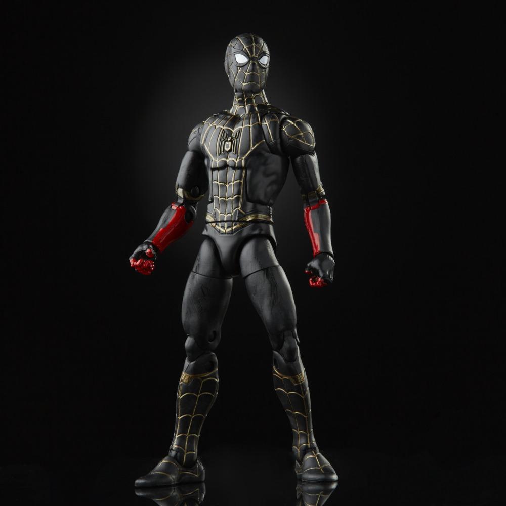 Marvel Legends Series Black & Gold Suit Spider-Man 6-inch Collectible Action Figure Toy, 2 Accessories and 1 Build-A-Figure Part(s) product thumbnail 1