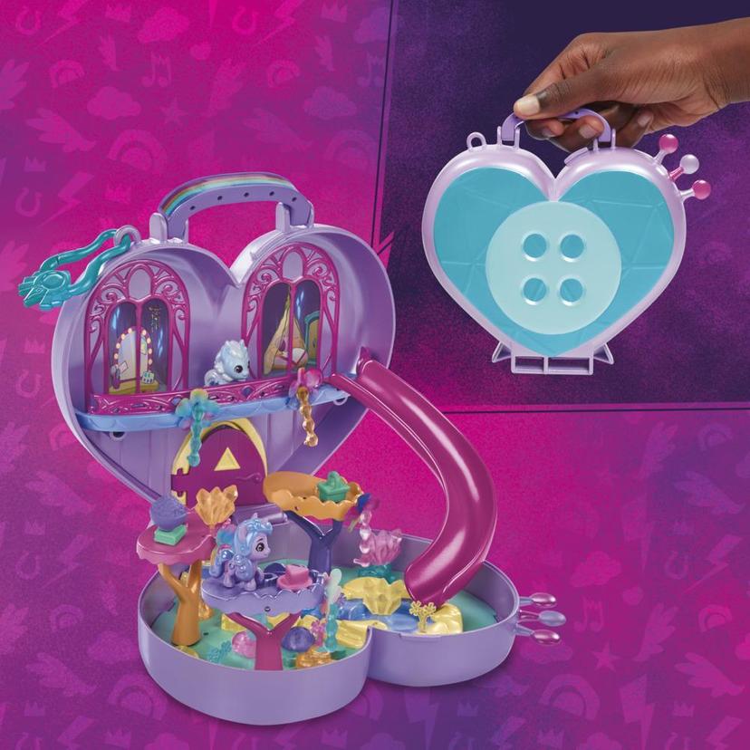 My Little Pony Mini World Magic Compact Creation Bridlewood Forest Toy - Portable Playset and Izzy Moonbow, Kids Age 5+ product image 1