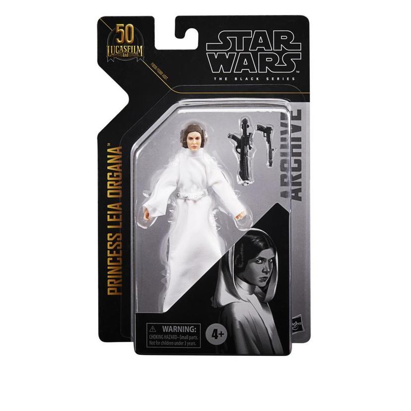 Star Wars The Black Series Archive Princess Leia Organa 6-Inch-Scale Star Wars: A New Hope Lucasfilm 50th Anniversary Toy product image 1