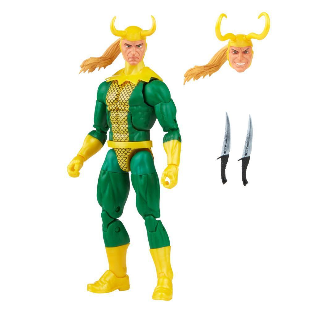 Marvel Legends Series Loki 6-inch Retro Action Figure Toy, 3 Accessories product thumbnail 1