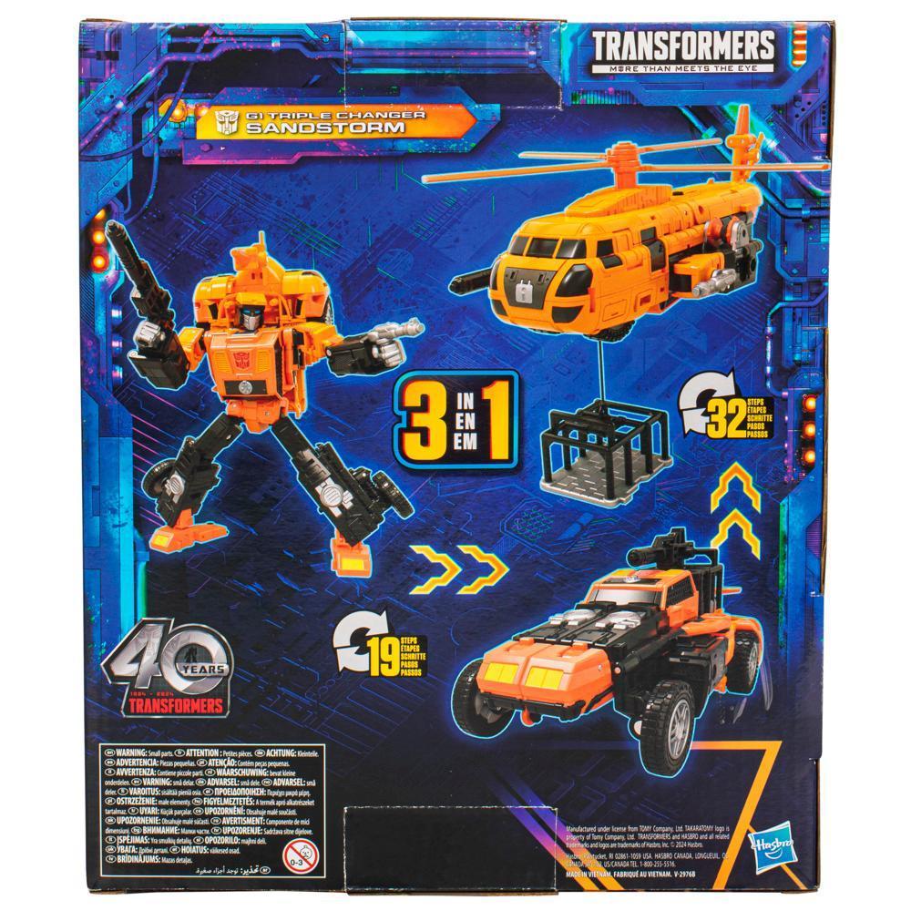 Transformers Legacy United Leader G1 Triple Changer Sandstorm 7.5” Action Figure, 8+ product thumbnail 1