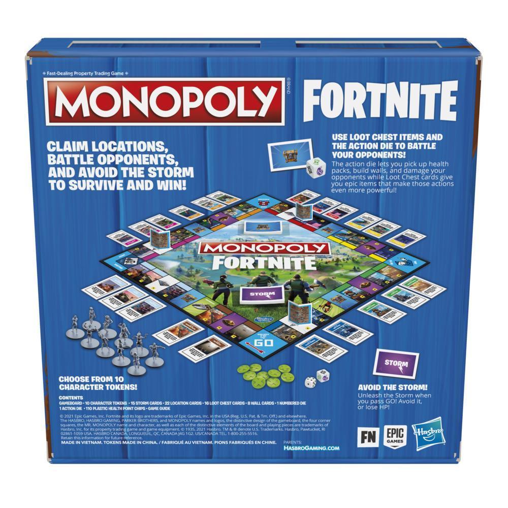 Monopoly: Fortnite Collector's Edition Board Game Inspired by Fortnite Video Game, Board Game for Teens and Adults product thumbnail 1